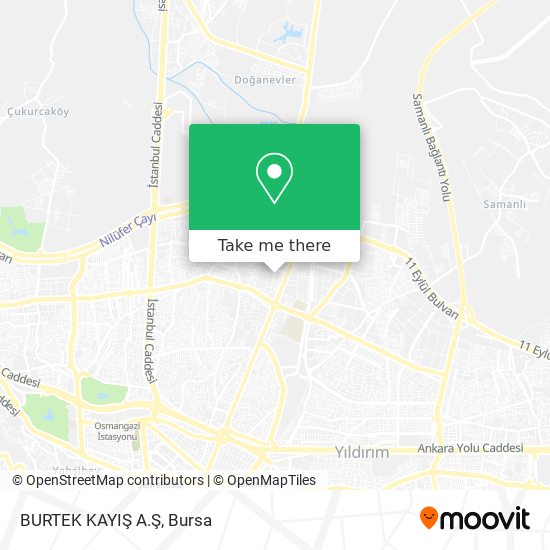 BURTEK KAYIŞ A.Ş map