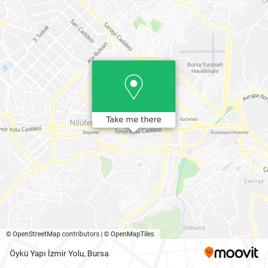 Öykü Yapı İzmir Yolu map