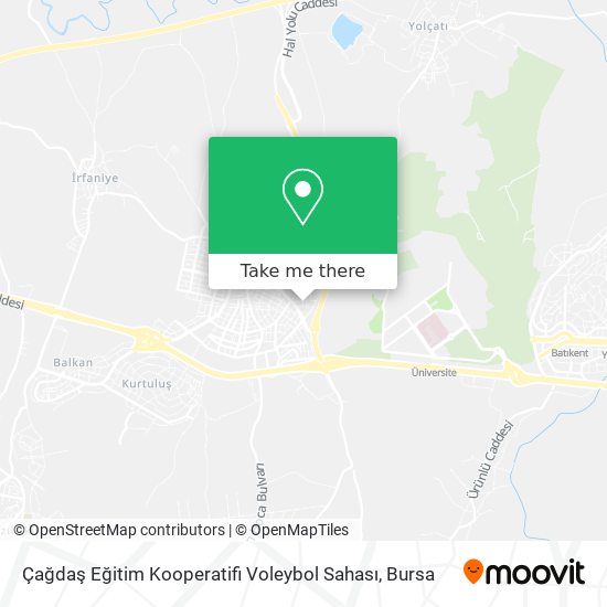 Çağdaş Eğitim Kooperatifi Voleybol Sahası map