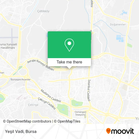 Yeşil Vadi map