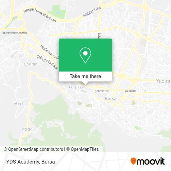 YDS Academy map