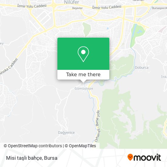 Misi taşlı bahçe map