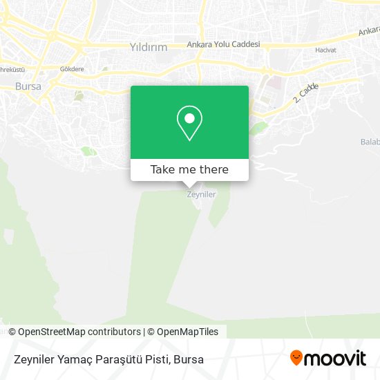 Zeyniler Yamaç Paraşütü Pisti map