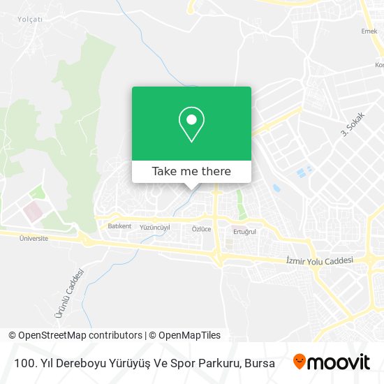 100. Yıl Dereboyu Yürüyüş Ve Spor Parkuru map