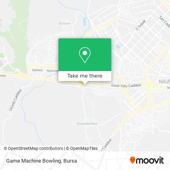 Game Machine Bowling map