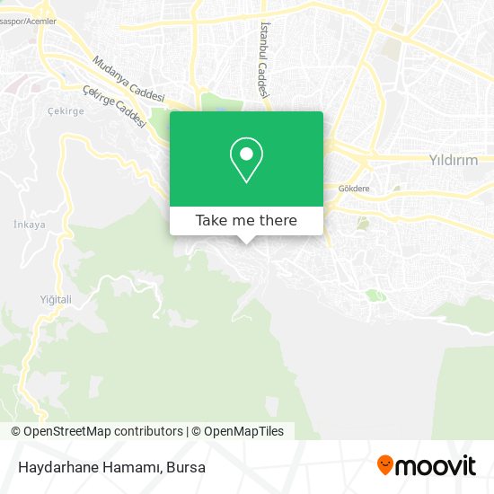 Haydarhane Hamamı map