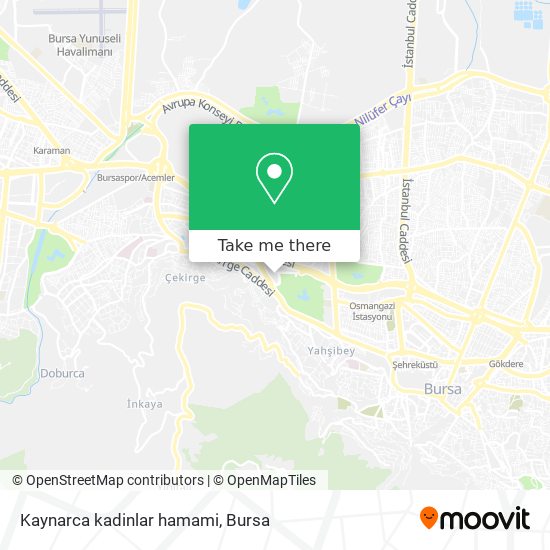 Kaynarca kadinlar hamami map
