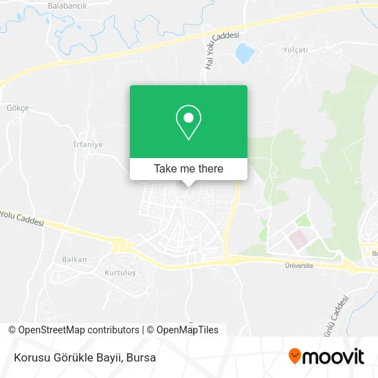 Korusu Görükle Bayii map