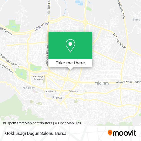 Gökkuşagı Düğün Salonu map