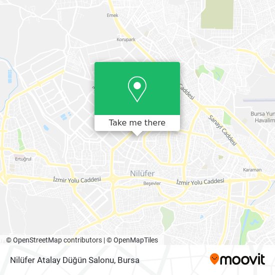 Nilüfer Atalay Düğün Salonu map