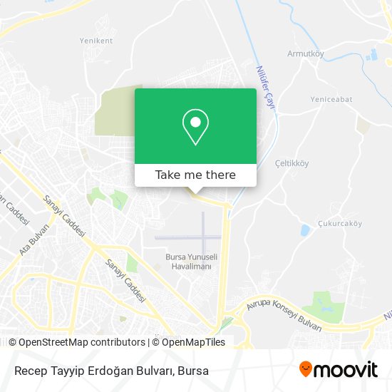 Recep Tayyip Erdoğan Bulvarı map