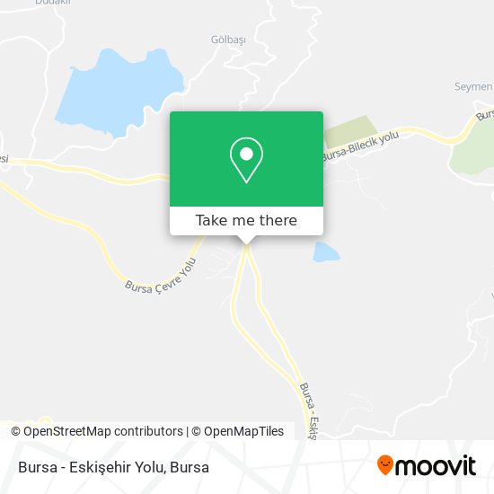 Bursa - Eskişehir Yolu map