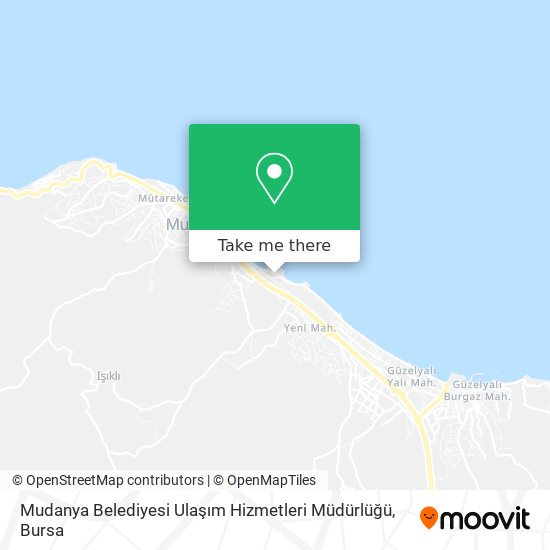 Mudanya Belediyesi Ulaşım Hizmetleri Müdürlüğü map
