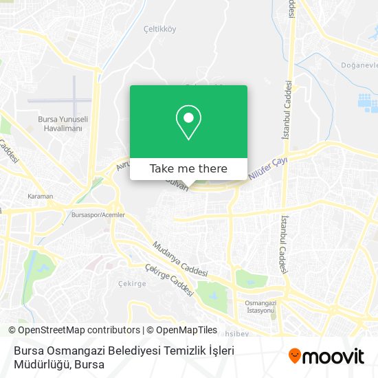 Bursa Osmangazi Belediyesi Temizlik İşleri Müdürlüğü map