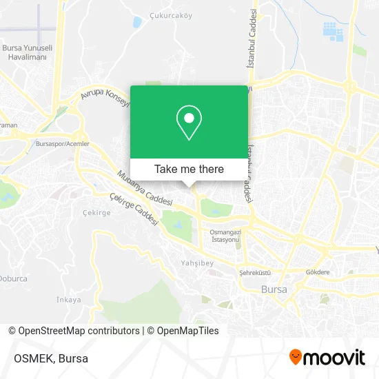 OSMEK map