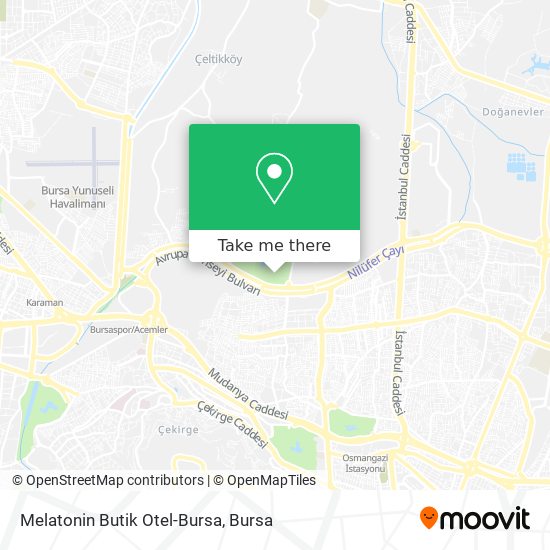 Melatonin Butik Otel-Bursa map