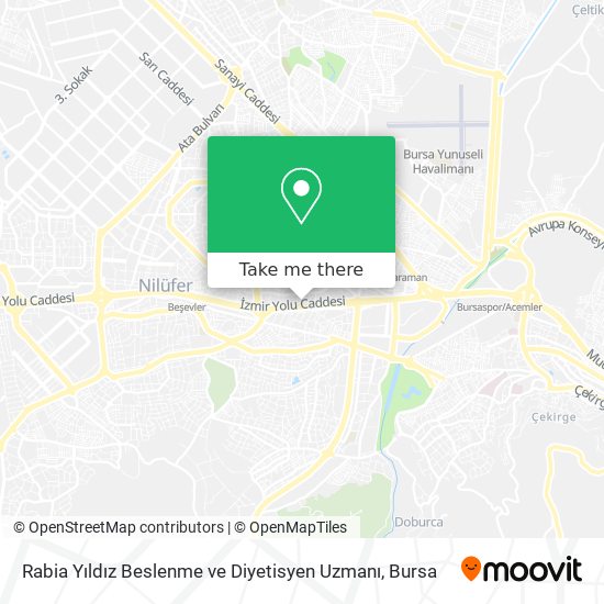 Rabia Yıldız Beslenme ve Diyetisyen Uzmanı map