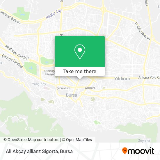 Ali Akçay allianz Sigorta map