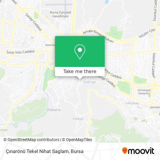 Çınarönü Tekel Nihat Saglam map