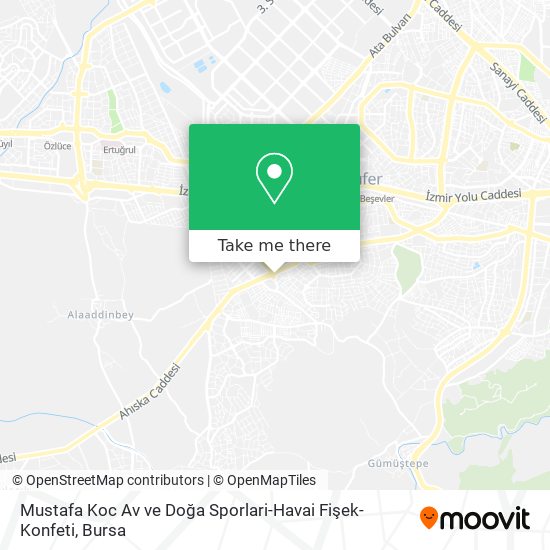 Mustafa Koc Av ve Doğa Sporlari-Havai Fişek-Konfeti map