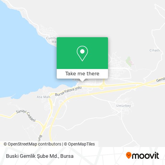 Buski Gemlik Şube Md. map