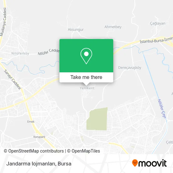 Jandarma lojmanları map