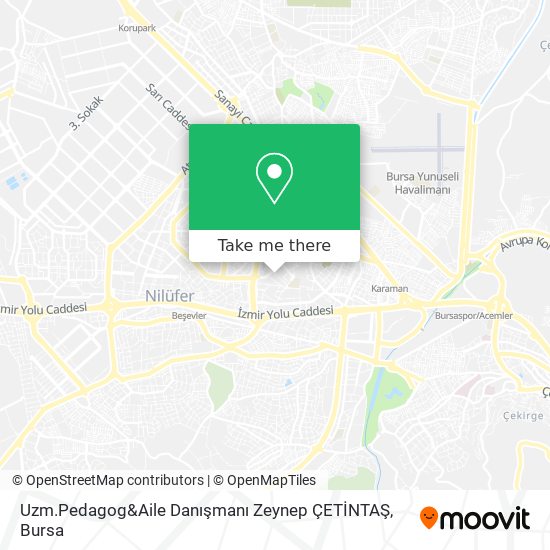 Uzm.Pedagog&Aile Danışmanı Zeynep ÇETİNTAŞ map