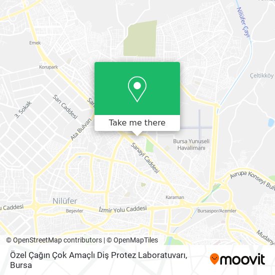 Özel Çağın Çok Amaçlı Diş Protez Laboratuvarı map