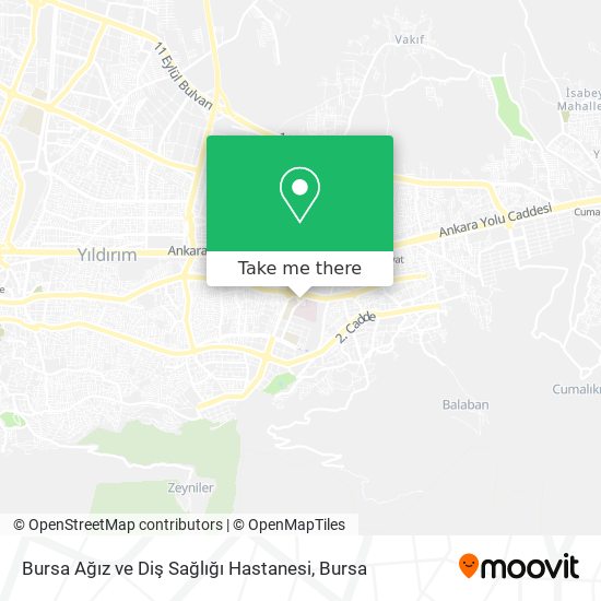 Bursa Ağız ve Diş Sağlığı Hastanesi map