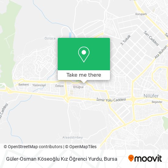 Güler-Osman Köseoğlu Kız Öğrenci Yurdu map