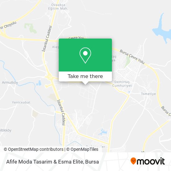 Afife Moda Tasarim & Esma Elite map