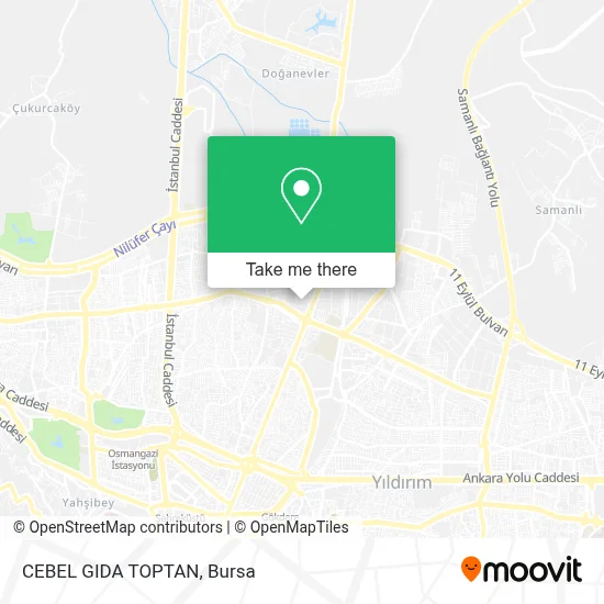 CEBEL GIDA TOPTAN map