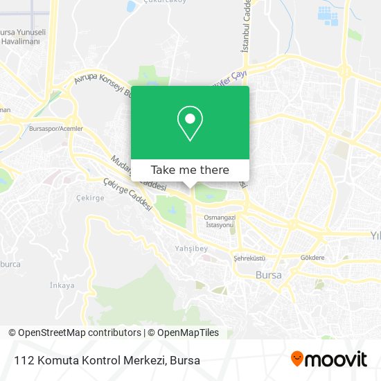 112 Komuta Kontrol Merkezi map
