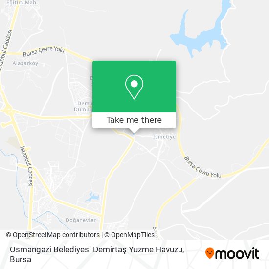 Osmangazi Belediyesi Demirtaş Yüzme Havuzu map