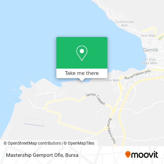Mastershıp Gemport Ofis map
