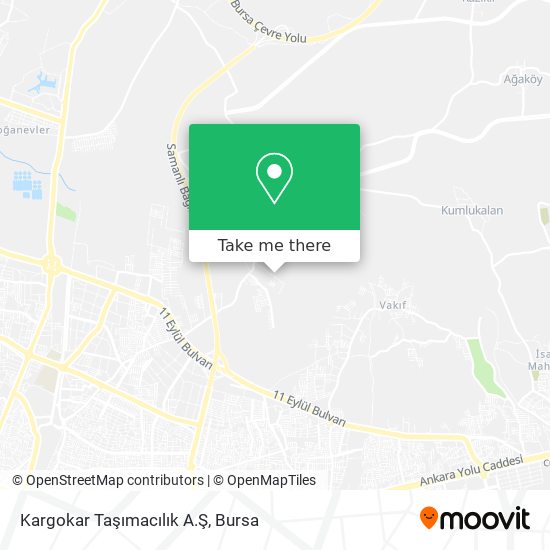 Kargokar Taşımacılık A.Ş map