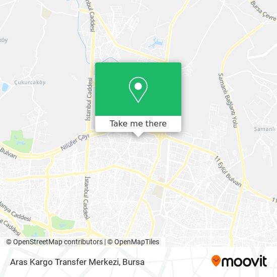 Aras Kargo Transfer Merkezi map