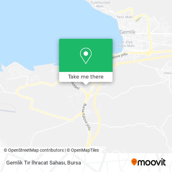 Gemlik Tır İhracat Sahası map