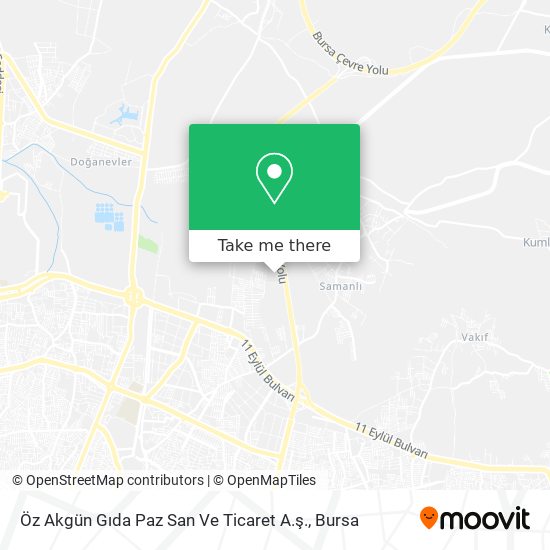 Öz Akgün Gıda Paz San Ve Ticaret A.ş. map