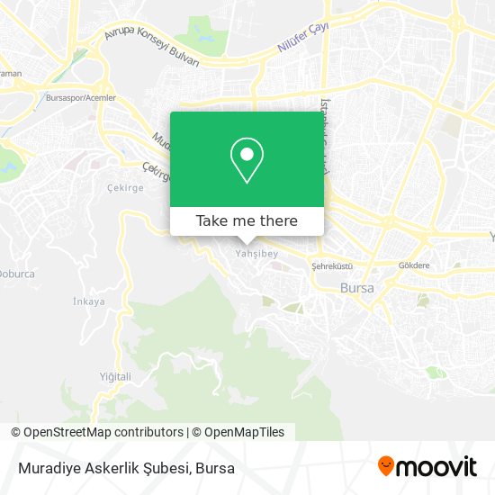 Muradiye Askerlik Şubesi map