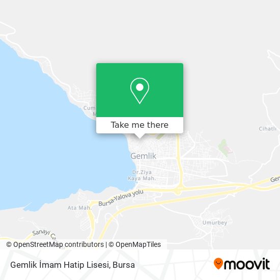 Gemlik İmam Hatip Lisesi map