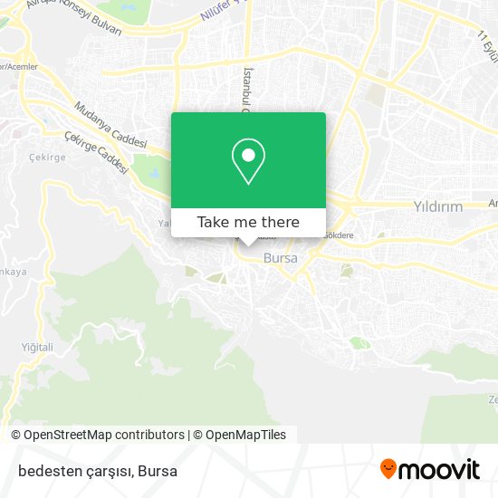 bedesten çarşısı map