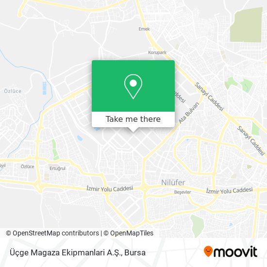 Üçge Magaza Ekipmanlari A.Ş. map
