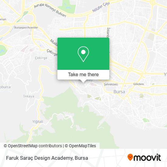 Faruk Saraç Design Academy map