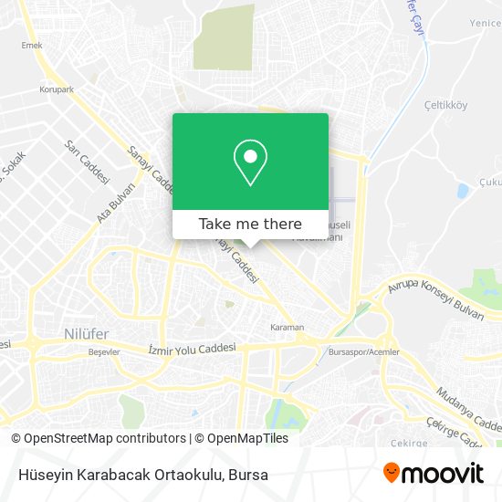 Hüseyin Karabacak Ortaokulu map