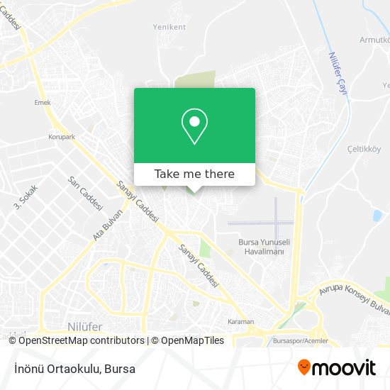 İnönü Ortaokulu map