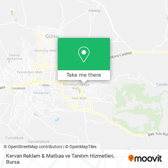 Kervan Reklam & Matbaa ve Tanıtım Hizmetleri map