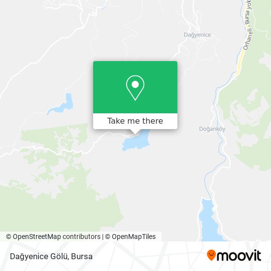 Dağyenice Gölü map