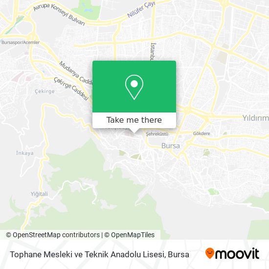 Tophane Mesleki ve Teknik Anadolu Lisesi map