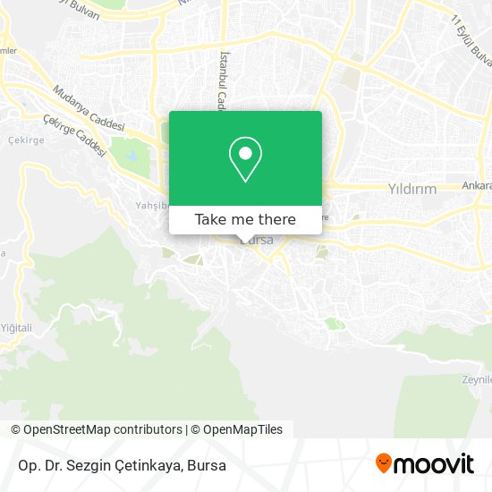 Op. Dr. Sezgin Çetinkaya map